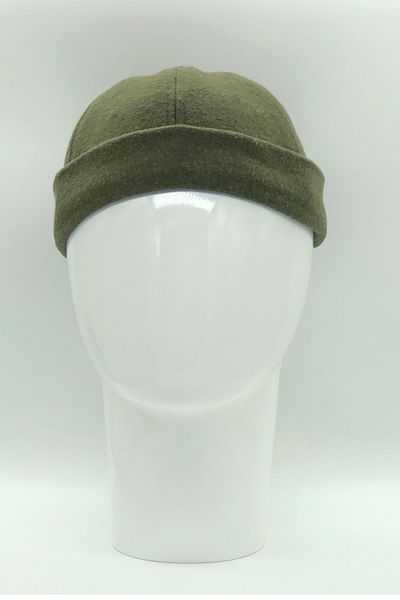 Hoppe Winter Stamp Khaki Hiphop Dockers Brimless Cap Cap Hat