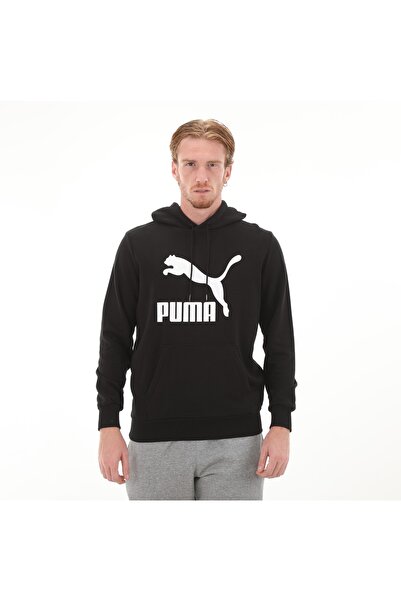 Puma 530084-01 Classics Logo Hoodie Tr Ανδρικό