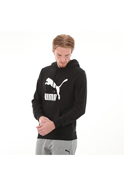 Puma 530084-01 Classics Logo Hoodie Tr Ανδρικό