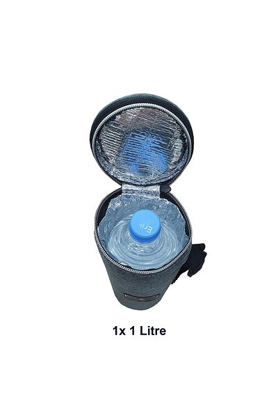 GBMOTION Gray Thermal Insulated Thermal Feeding Bottle, Water Bottle Storage Bag