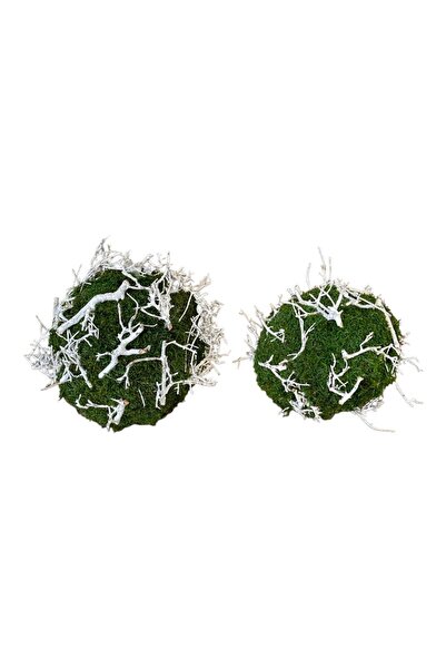 Art Pine Natural Set od 2 komada božićno-novogodišnje šokirane mahovine na hr...