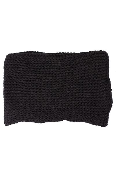 Groppa Neck Collar Thick Knitted Neck Collar Black Model 30124-25401