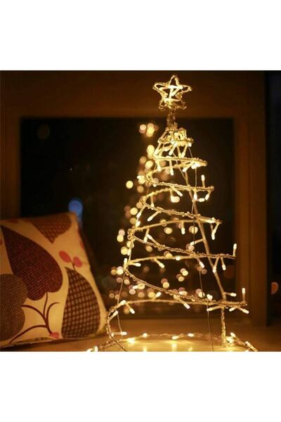 Pet Rock 100 Ledli Fişli Led, Dekor Lambası 10m Rgb Yılbaşı Ağacı Işığı