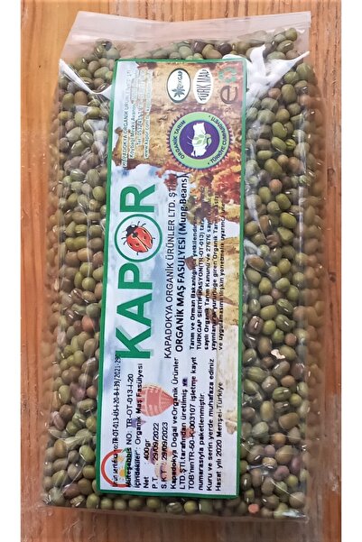 KAPOR Organik Maş Fasulyesi 400 Gr