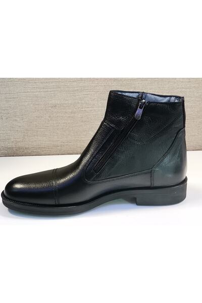 White World 764 Ανδρικές Μαύρες Κλασικές Λούτρινες Μπότες Thermo