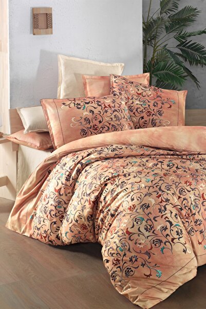 Sarev Astra Taba Fancy Poplin Çift Kişilik Nevresim Takımı