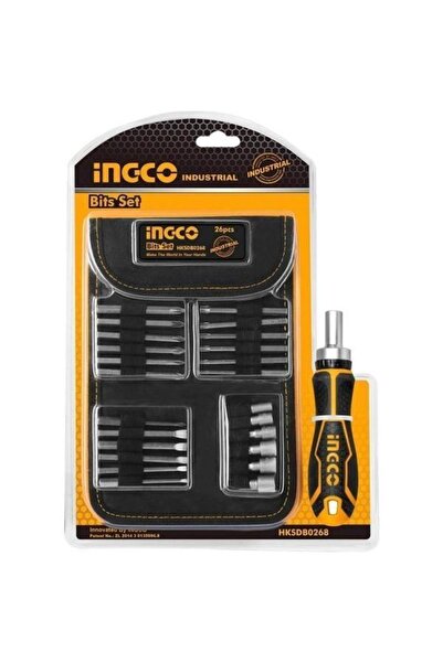 Ingco 26 Parçalı Tornavida Bits Seti Hksdb0268