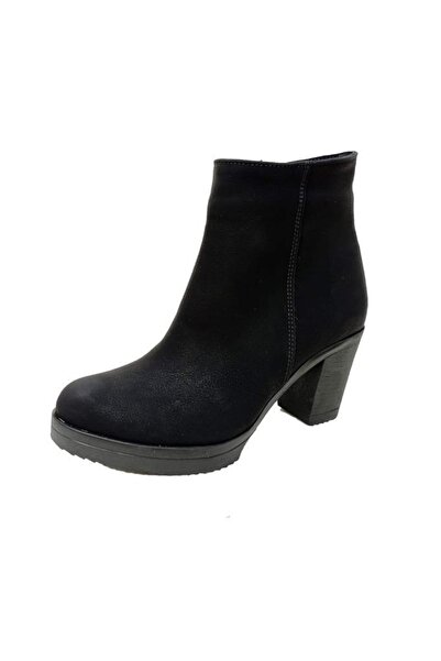 Efsun 2303-22 Γυναικείες μπότες με φερμουάρ από λαδωμένο δέρμα