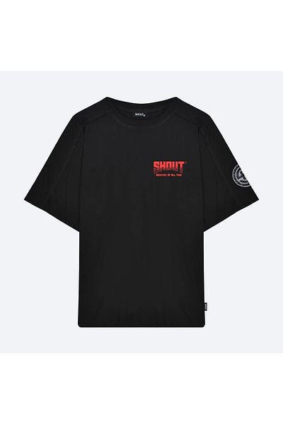 Shout Μπλουζάκι Unisex Oversize Bat Collection G.o.a.t Greatest Of All Time