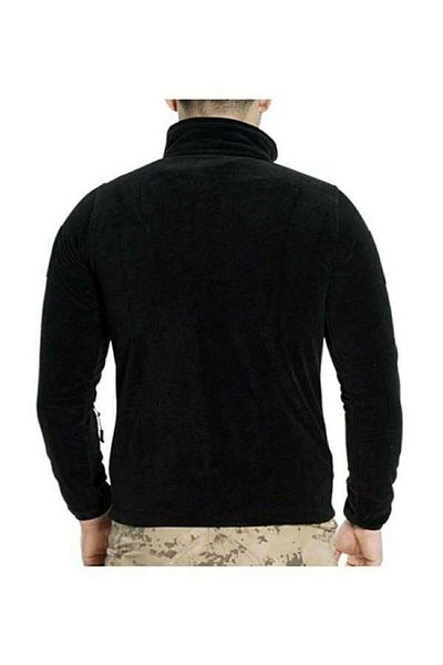 BARIŞ ASKERİ MALZEME Peace Military Mazlzeme Unisex Khaki Color 5 Pocket Zippered Nano Top Coat Fleece