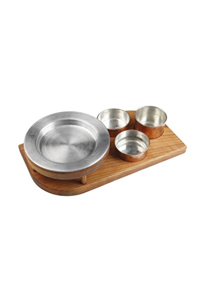 TRİO STEAKBOARD Bakır Künefe Set 35x18cm