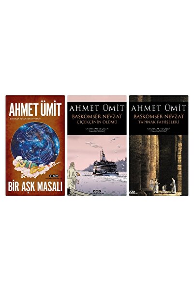 Yapı Kredi Yayınları Bir Aşk Masalı Başkomser Nevzat 1-2 Ahmet Ümit 3 Roman K...