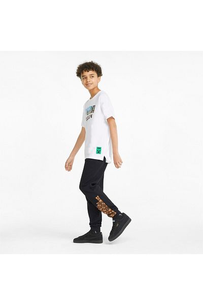 Puma Pantaloni trening PUMA pentru copii MINECRAFT SWEATPANTS - 53343701