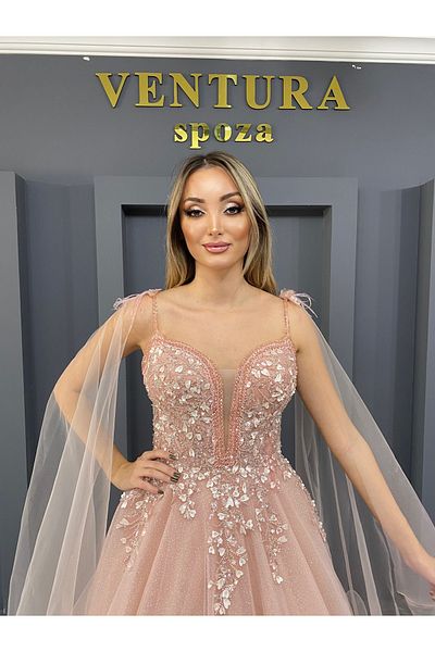VENTURA SPOZA Dense Lace And Embroidered Engagement
