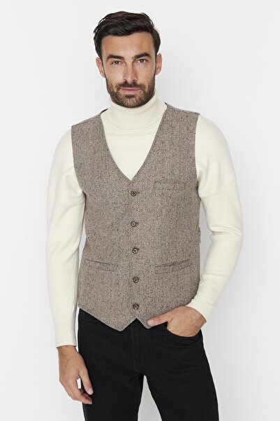 Trendyol Collection Vest - Brown - Basic