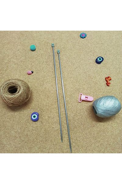Tunç Çadır Silver Needle, Number 4, 35 Cm Knitting Needle
