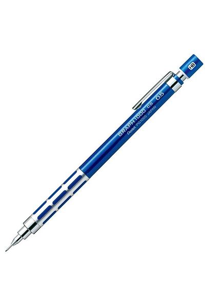 Pentel Graph1000 05 Mm Technical Drawing Pen - Matte Metal, Pg1005cs-c