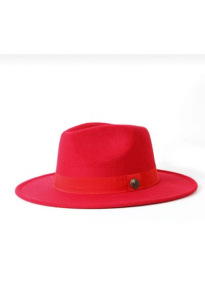 laviyonsa Cowboy Model Felt Fedora Hat Unisex