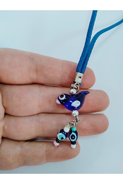 Car Ornament Handmade Glass Bird Evil Eye Beads Souvenir