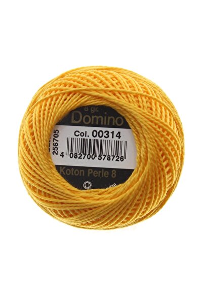 domino خيط تطريز كوتون بيرل 8 جرام رقم: 8 - 00314