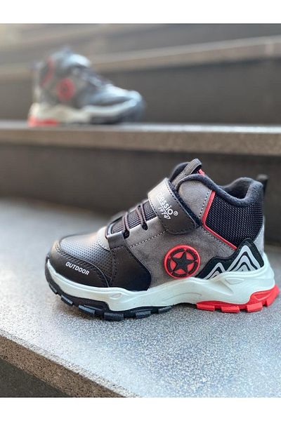 Aleza Shoes Παιδικά αθλητικά παπούτσια καπνιστά κόκκινα χειμωνιάτικα ανθεκτικά στο κρύο