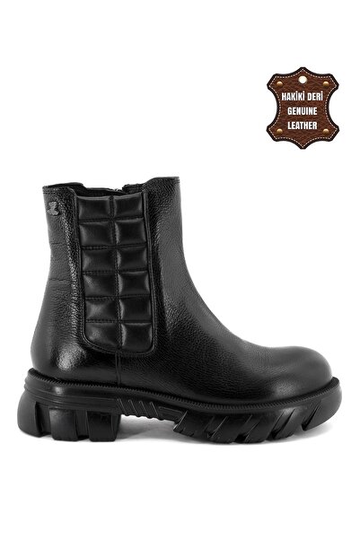Venüs 2251904k Kadın Hakiki Deri Bot Siyah