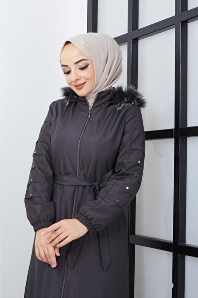 KMKkombin Γυναικείο - Αδιάβροχο και αντιανεμικό καπιτονέ παλτό από γούνα, νεανικό αθλητικό παλτό