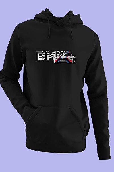 Raf Coll Hanorac oversize unisex cu glugă Bmw imprimat digital