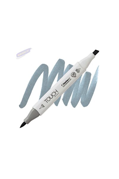 Shinhan Art Touch Twin Brush Pen : Double Sided Marker : Bg5 Blue Gray
