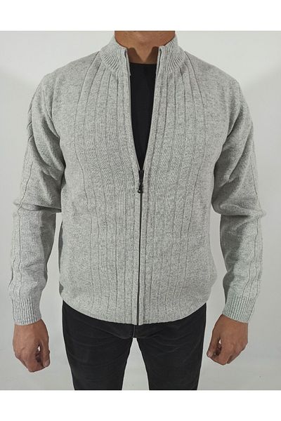 dcn giyim 1985 Fire Lamb Wool Cardigan-2561