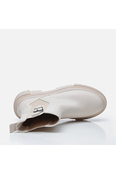 Yaya by Hotiç Bone Pedestrian Women's Flat Boots