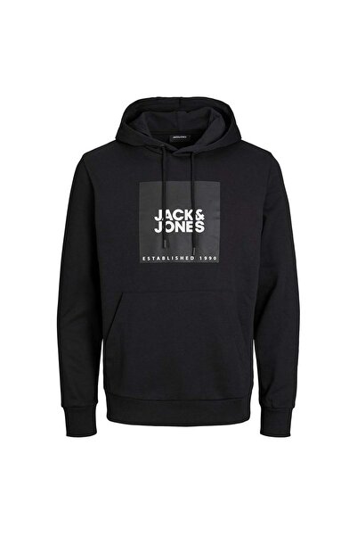Jack & Jones 12213245 غطاء طباعة الجص Jjlock.sweat - أسود - Xxl - St05276-أسو...