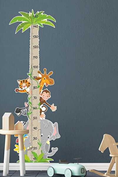 TUGİBU Anaokulu Boy Ölçer Duvar Sticker Seti