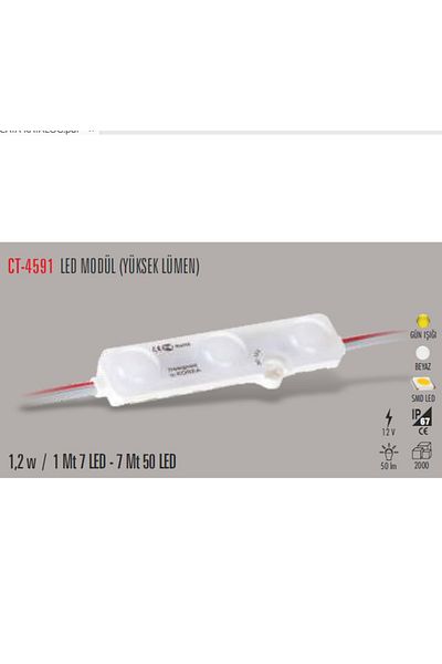 Cata Ct-4591 1.2w White Module LED (50pcs)