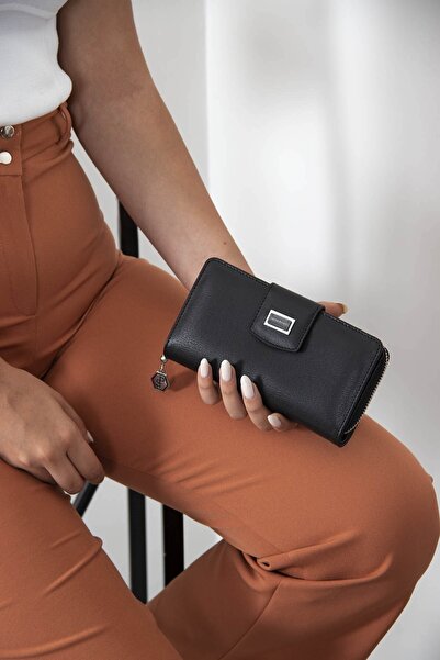 Silver Polo Kadın Cüzdan 928 M105 34748 Siyah Nix Siyah