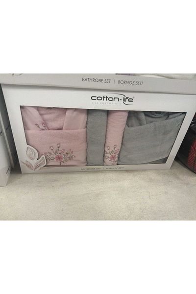 Cotton Life Οικογενειακό Σετ μπουρνούζι