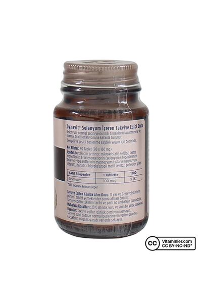 Dynavit Selenium 100 Mcg 90 Tablet - Aromasız