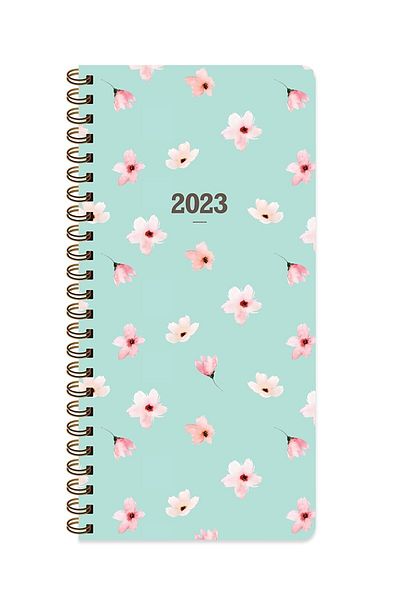 Keskin Седмичен джобен дневник 2023 8x16 - аква зелен