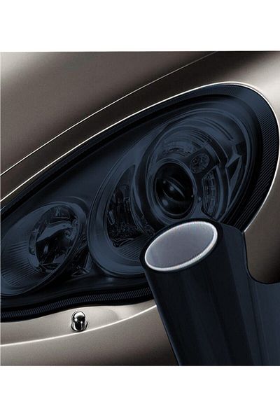 BTM OTOMOTİV Light Black Headlight Stop Film Foil Coating Quality 3 0cm*10 mt