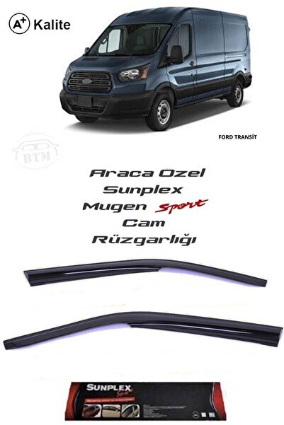 SUNPLEX Ford Transit 2014 Sonrası Cam Rüzgarlığı Marka Mugen 2'li