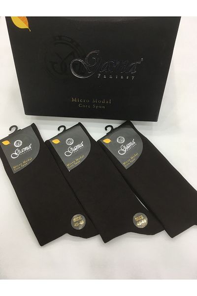 Gama Çorap 3 Τεμάχια Μέγεθος 45-48 Micro Modal 100% Φυσικό Χωρίς νάιλον Χοντρές χειμερινές ανδρικές κάλτσες