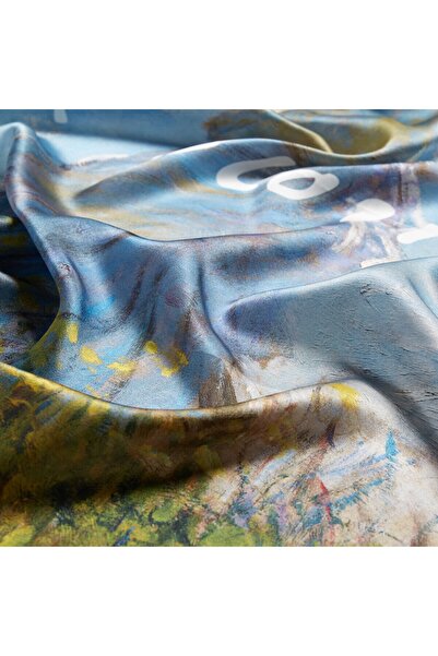 ipekevi Γυναικείο σατέν μεταξωτό μαντήλι με σκίαστρο