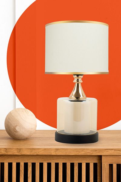 MINIMAL ETICARET VE BILGI TEKNOLOJILERI Lambent Gold Mini Glass Lampshade