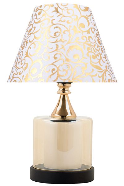 MINIMAL ETICARET VE BILGI TEKNOLOJILERI Lambent Gold Cone Mini Glass Lampshade