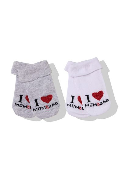 Bebetto Baby Socket Socks 2 (mum Dad)(s499)(2-k)