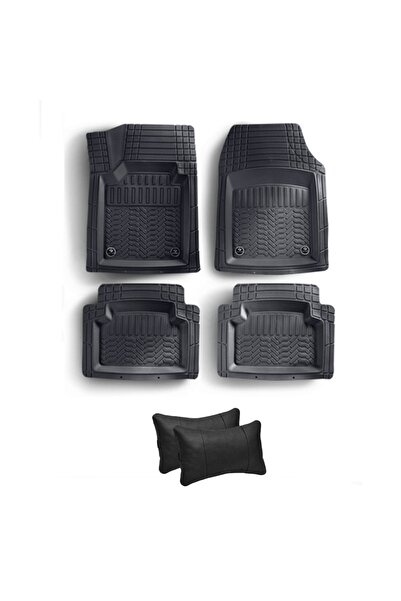 PROMATS Fiat Egea Cross 2022 Model 3d Uyumlu  Maximum Siyah Havuzlu Paspas Ta...