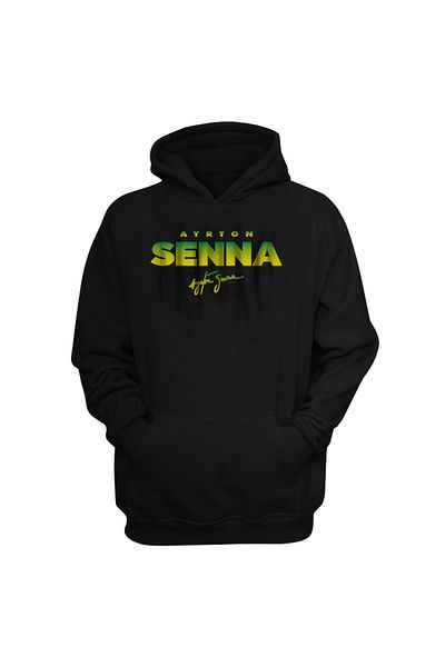 usateamfans Суичър с качулка Ayrton Senna - удобна кройка и стилен дизайн