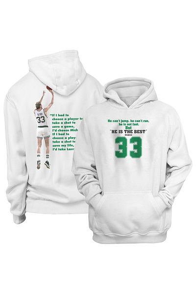 usateamfans Φούτερ με κουκούλα Larry Bird