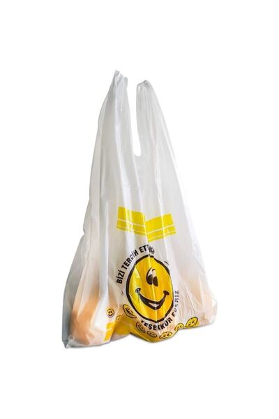 Mezpack Ambalaj Gülen Yüz Desenli Rulo Orta Boy (1 Rulo)