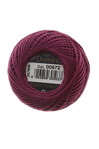 domino خيط تطريز كوتون بيرل 8 جرام رقم: 8 - 00972